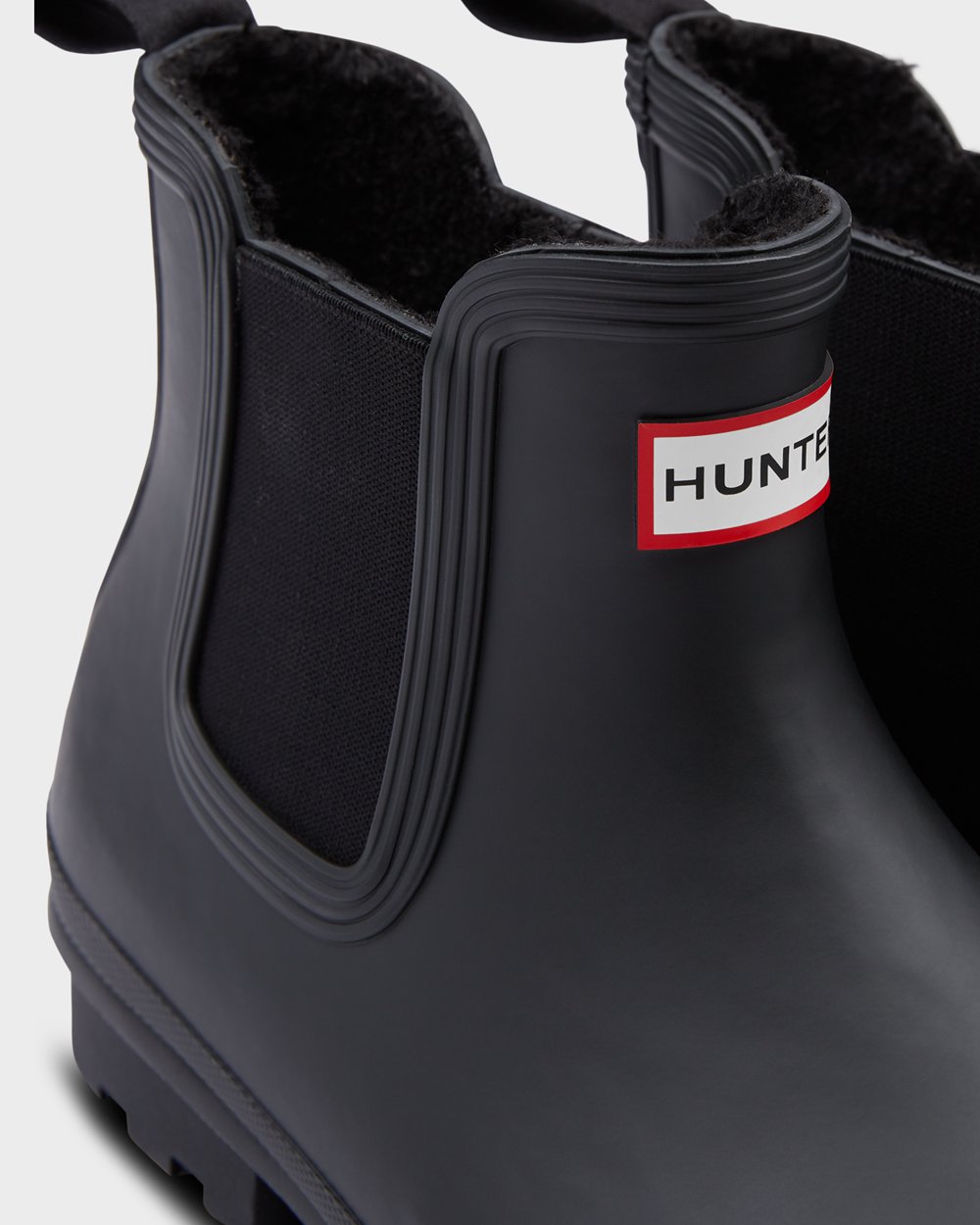 Chelsea Boots Heren - Hunter Original Insulated - Zwart - 93WXQKYBA